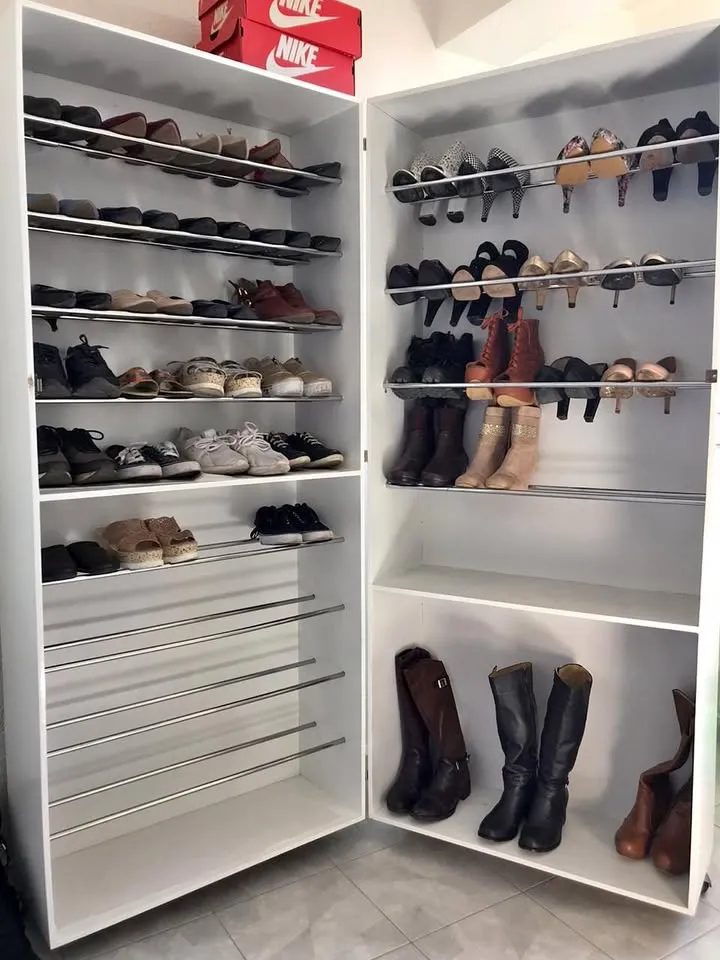 Armario esquinero en melamina