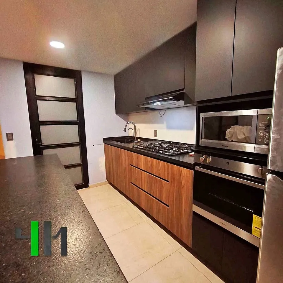 Cocina integral pequeña optimizada