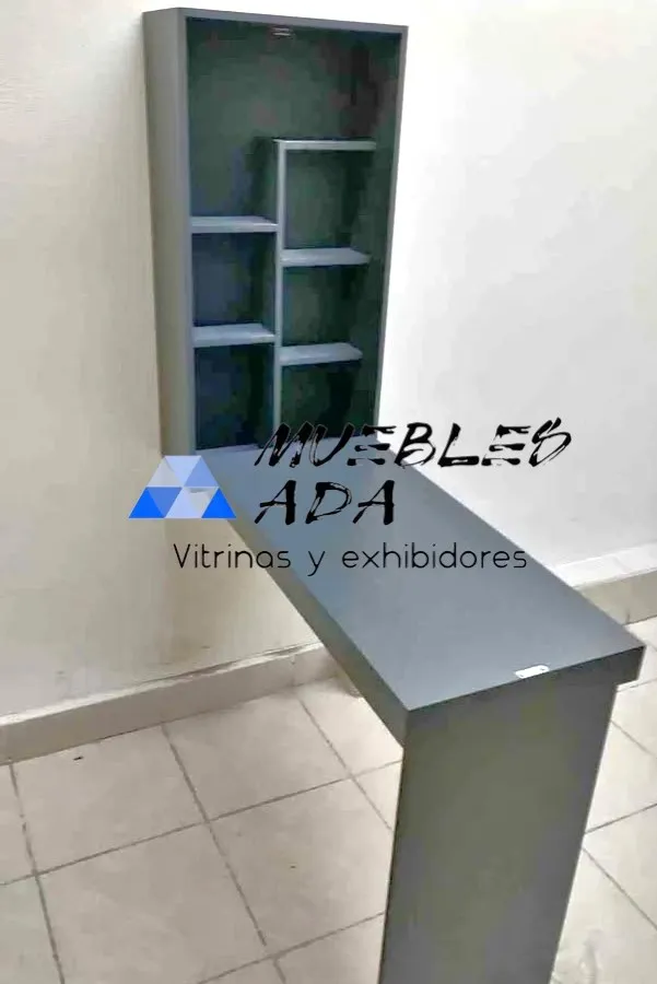 Librero en columna tipo esquinero