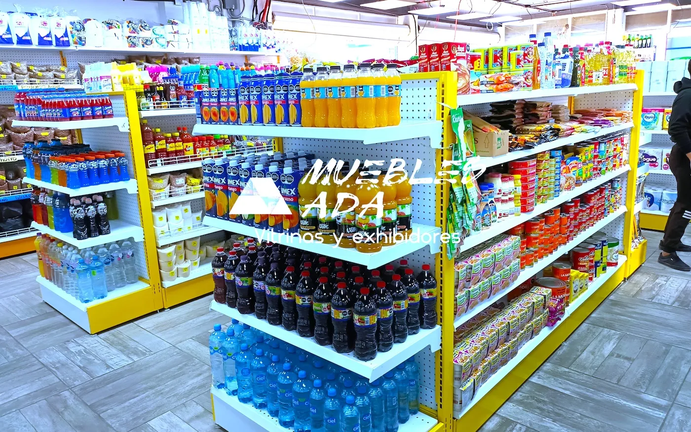 Góndolas metálicas centrales